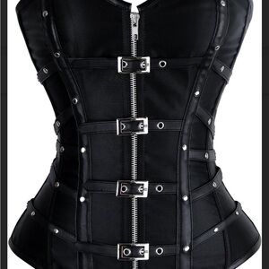 Black Strappy Corset Top in box 29